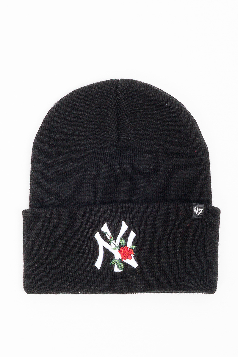NOAH Roses Beanie （47 NY Yankees Knitted Rose Beanie