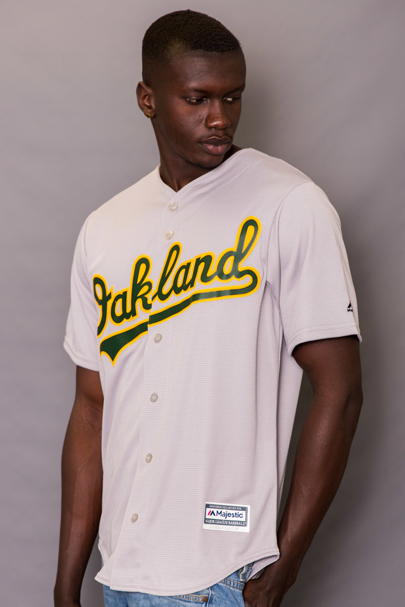 Oakland Athletics Nike Official Replica Road Jersey - Mens