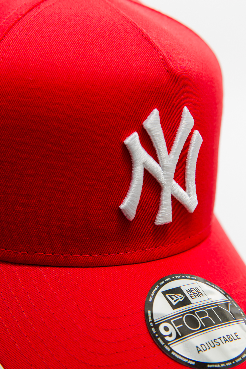 red ny baseball cap