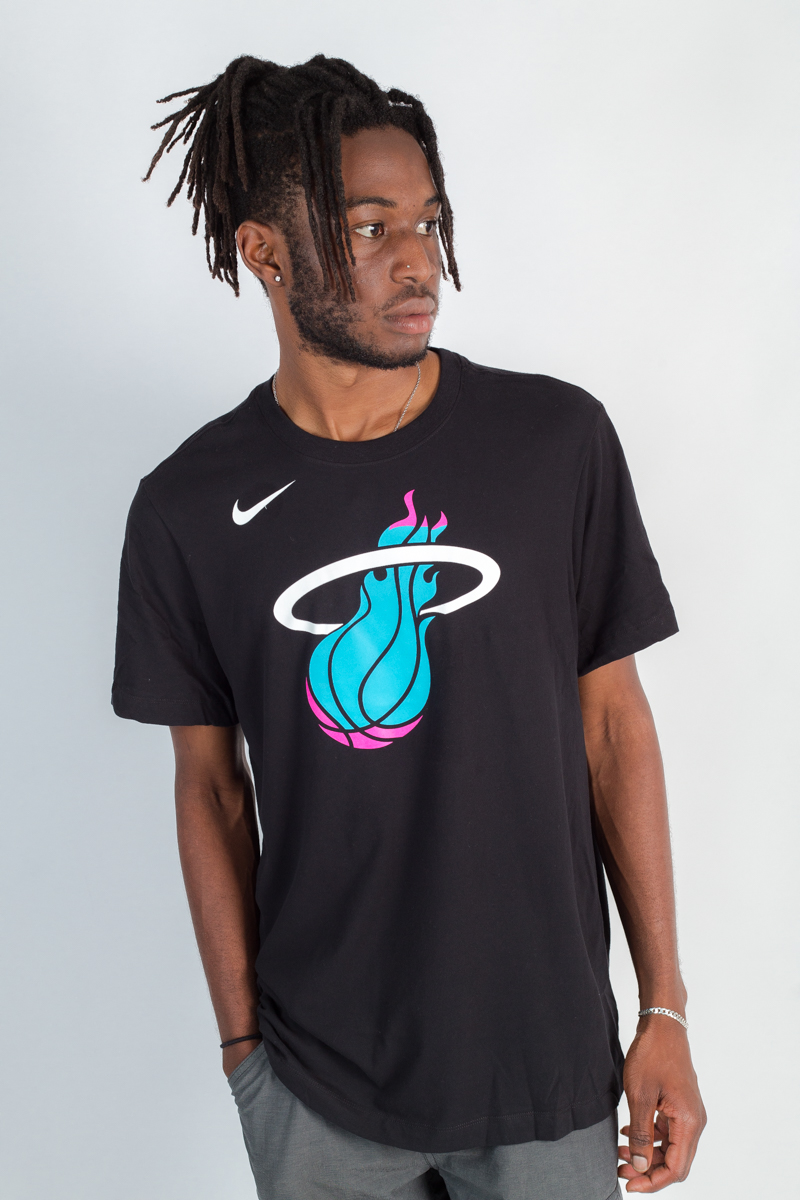 NBA 2019-20 City Edition Logo Dri-Fit T-shirt- Mens Black