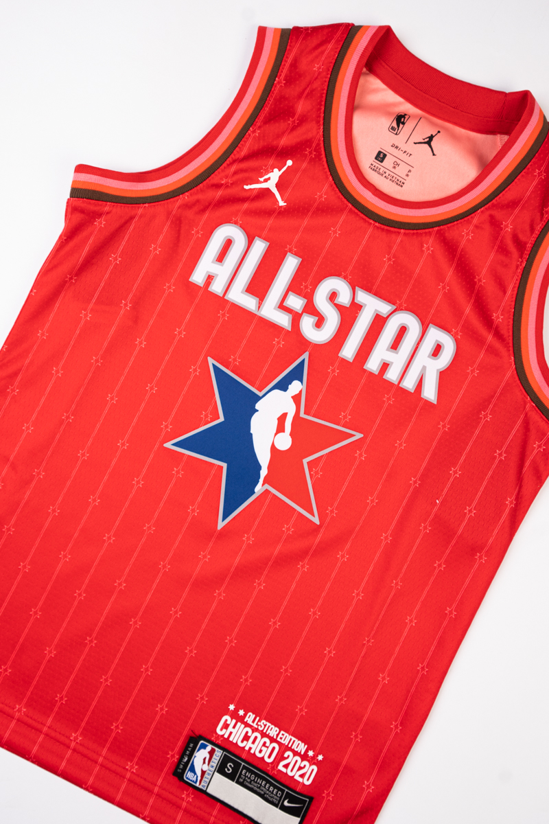 NBA All Star Game 2020 Basketball Shorts Red - Rare Basketball Jerseys