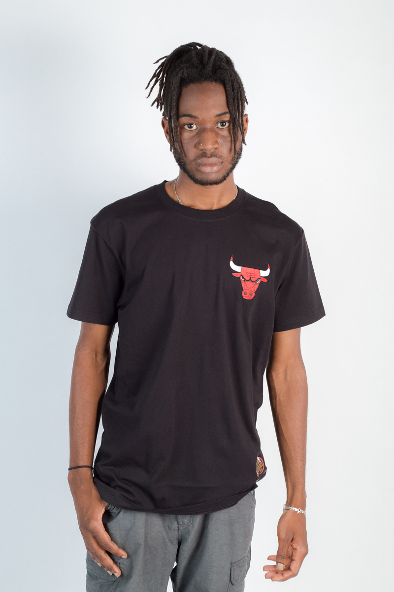 Left Hit Embroidered T-shirt- Mens Black | Stateside Sports