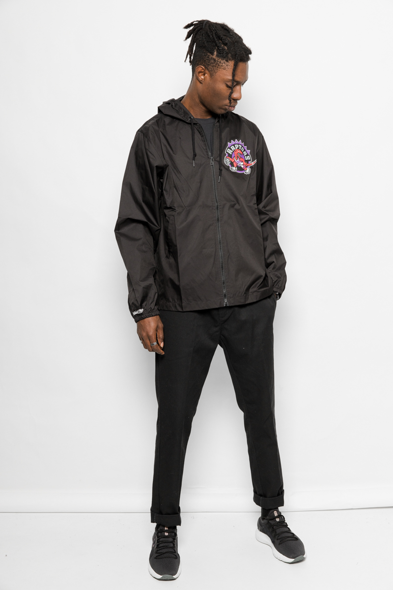 TORONTO RAPTORS MITCHELL AND NESS TEAM CAPTAIN WINDBREAKER JACKET- MENS ...