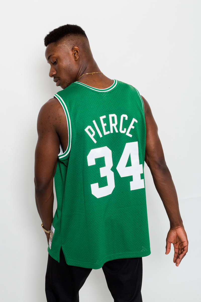 Vintage #34 PAUL PIERCE Boston Celtics NBA Reebok Jersey YL