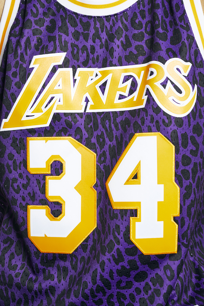 Hardwood Classics Shaquille O'Neal Blue 96-97 Lakers Jersey #34 – Deadstock