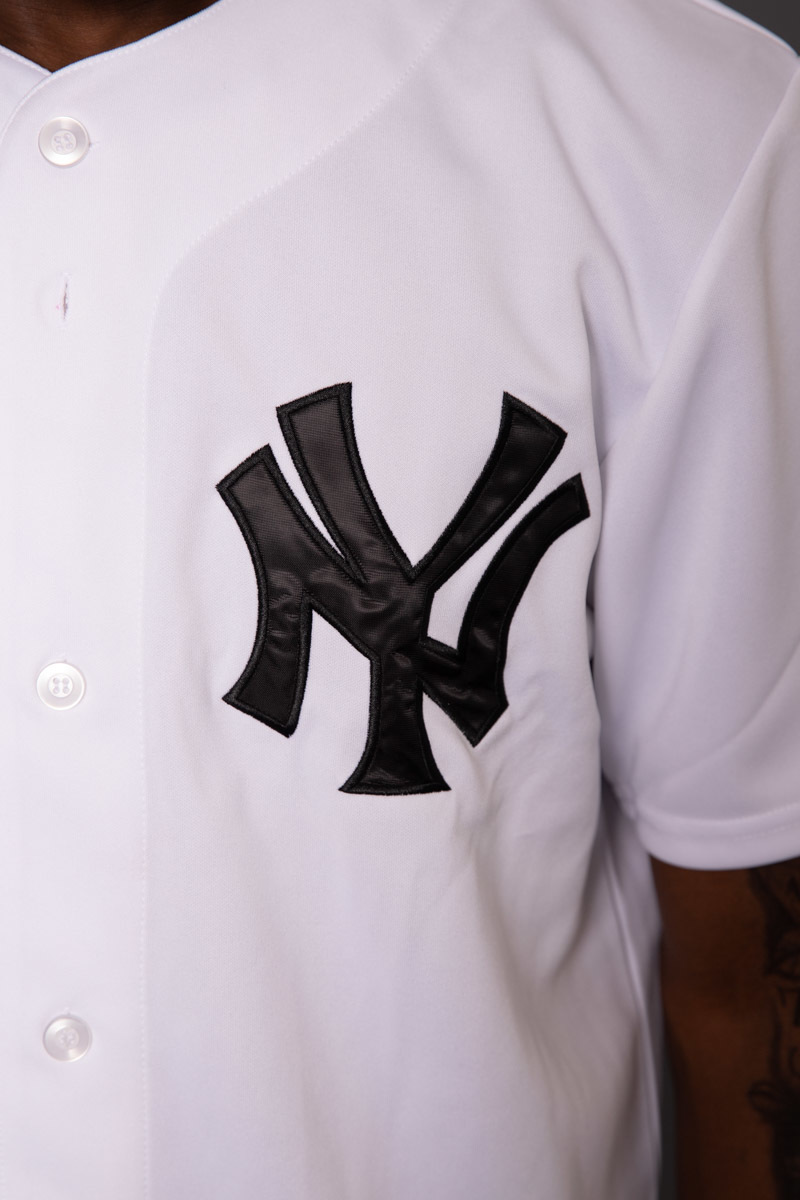 New York Yankees One Piece Baseball Jersey White - Scesy