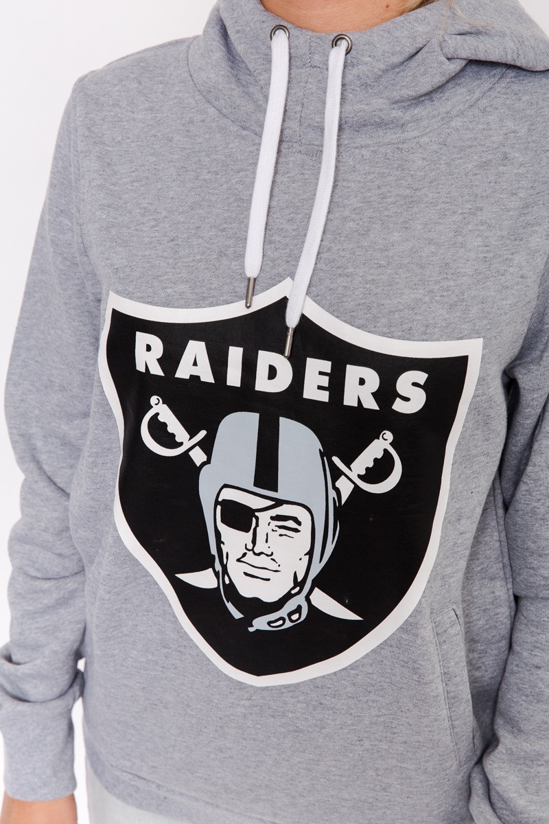 OAKLAND RAIDERS PIEDMONT HOODIE WOMENS GREY Stateside Sports