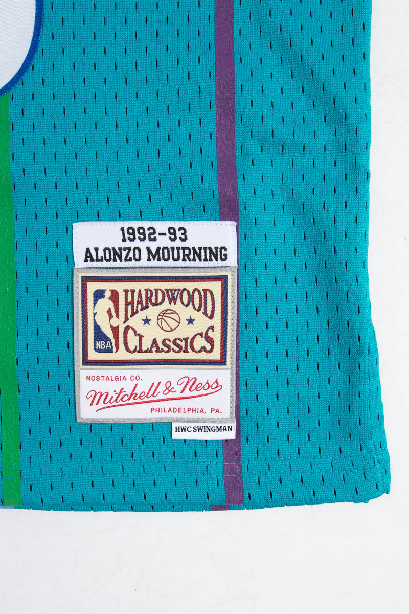 Muggsy Bogues Charlotte Hornets Mitchell & Ness 1992-93 Hardwood Classics Swingman Jersey - Teal