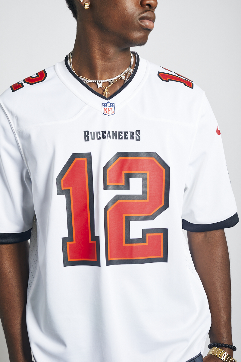 Men's Nike Tom Brady White Tampa Bay Buccaneers Game Jersey