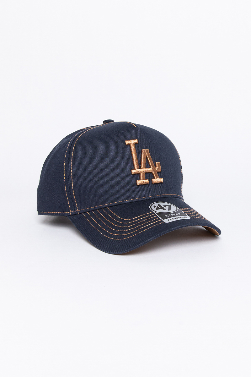 LA Dodgers Old Faithful Contrast Stitch MVP DT Snapback 