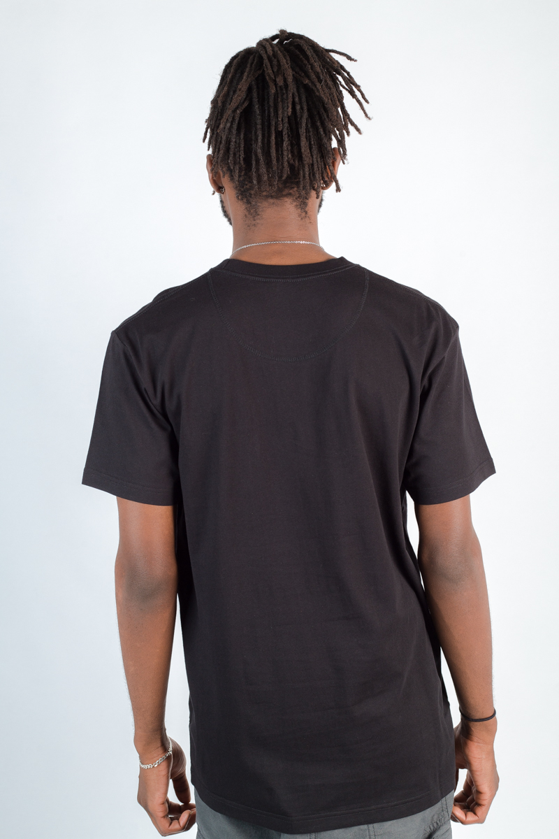 Left Hit Embroidered T-shirt- Mens Black | Stateside Sports