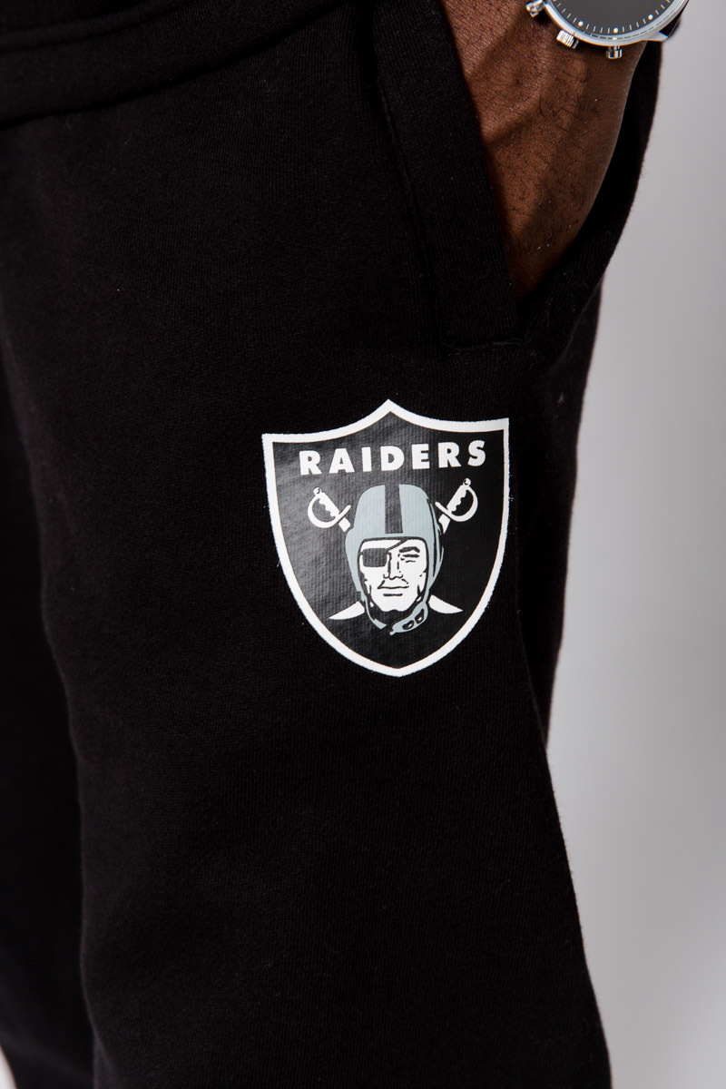 Majestic Oakland Raiders Straight Fit Sweatpants in Black for Men