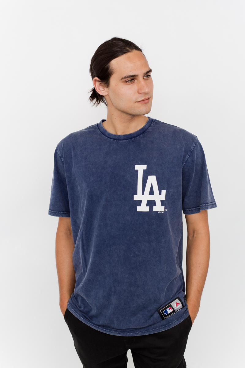 Majestic Athletic LA Dodgers T-Shirt in blue worn by Calvin