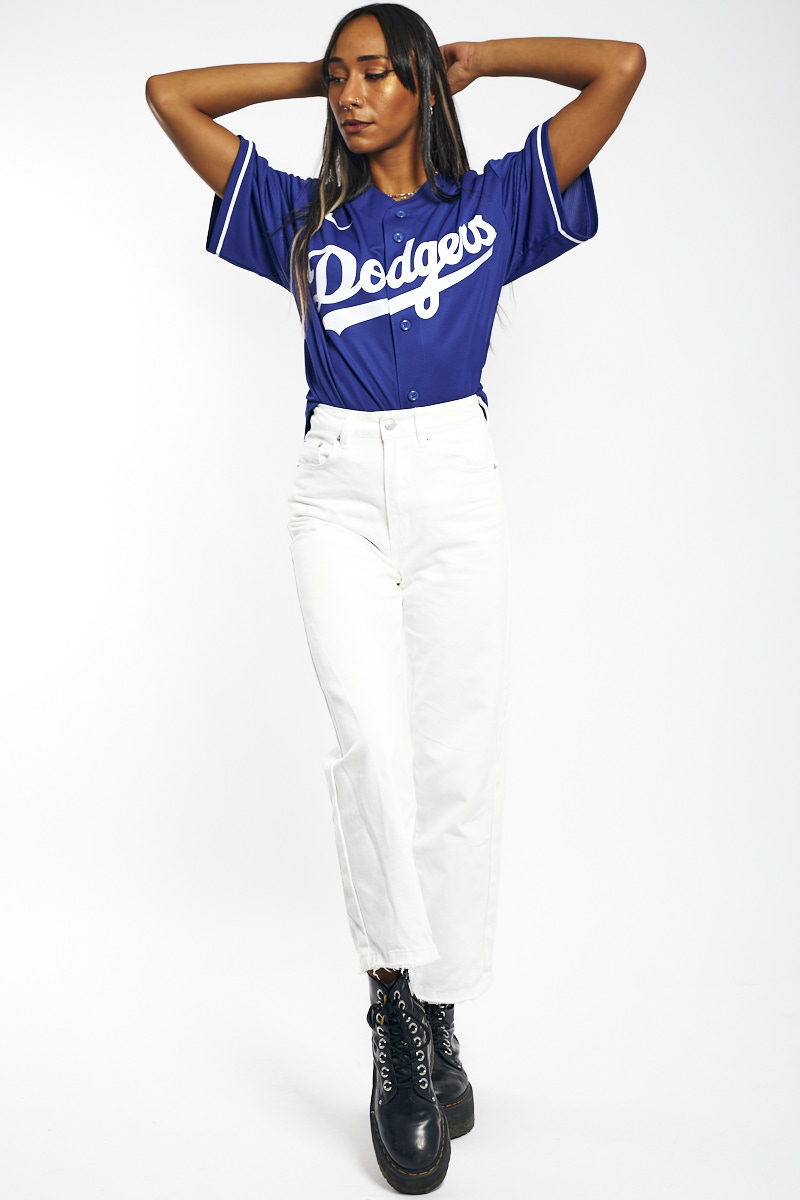 dodgers baseball jersey outfit