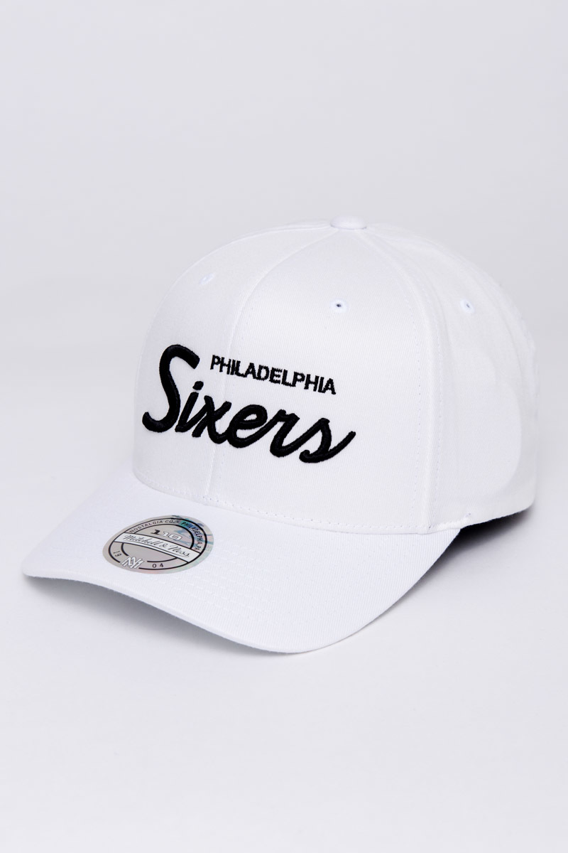 white sixers hat