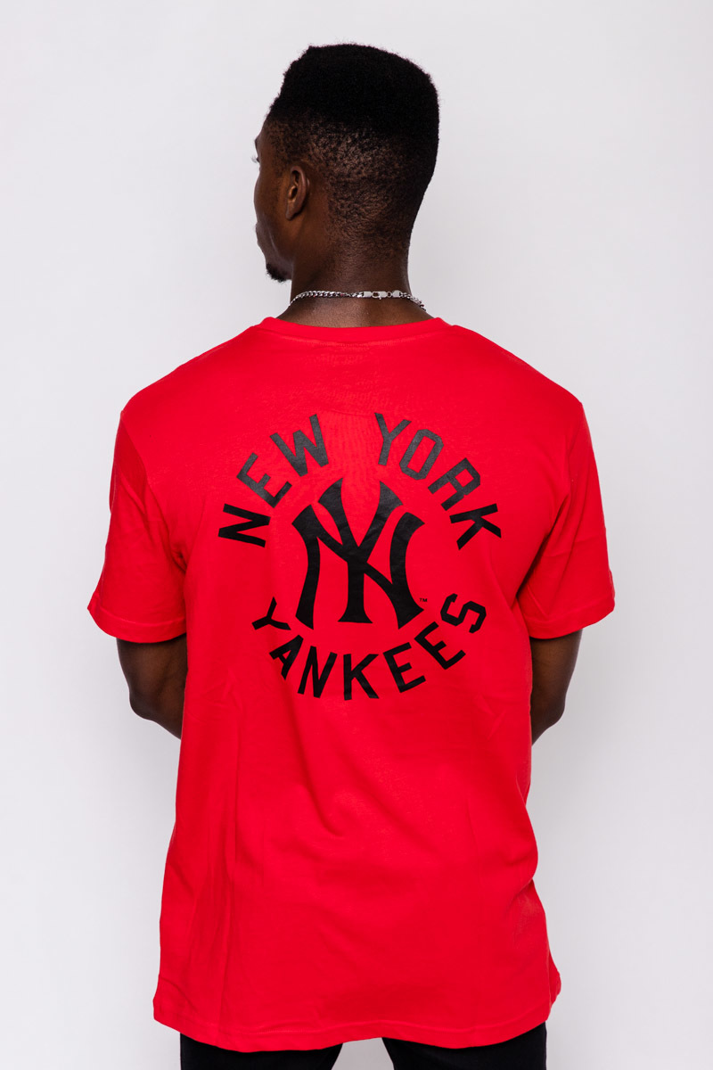 NEW YORK YANKEES FASDEN T-SHIRT- MENS RED