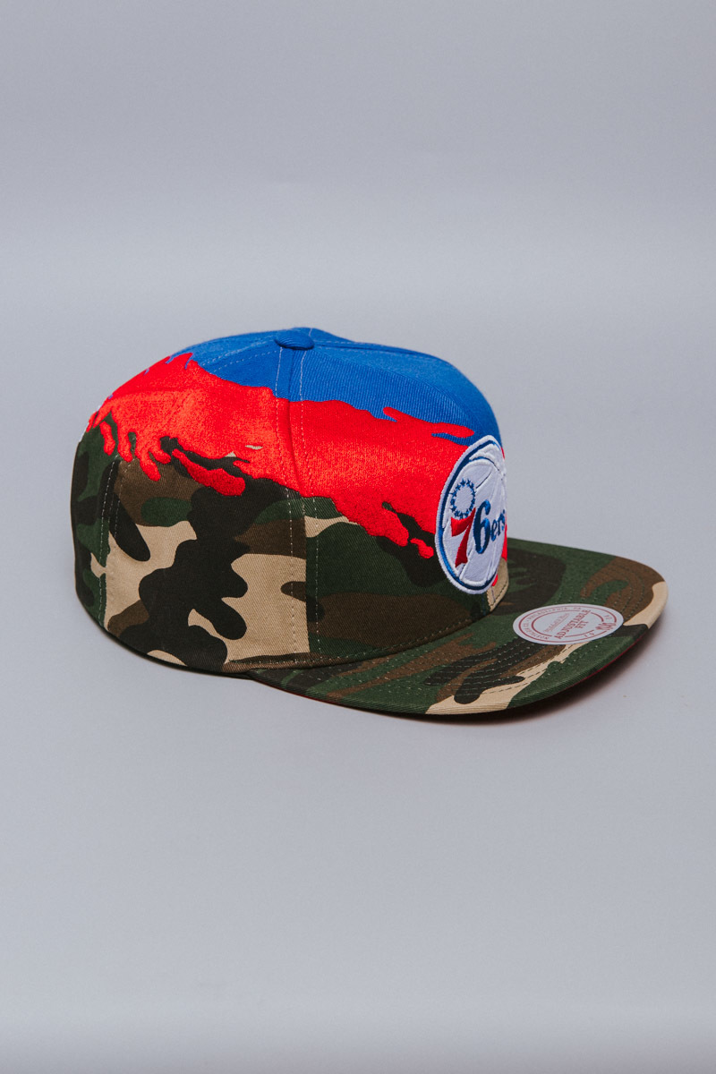 76ers camo hat