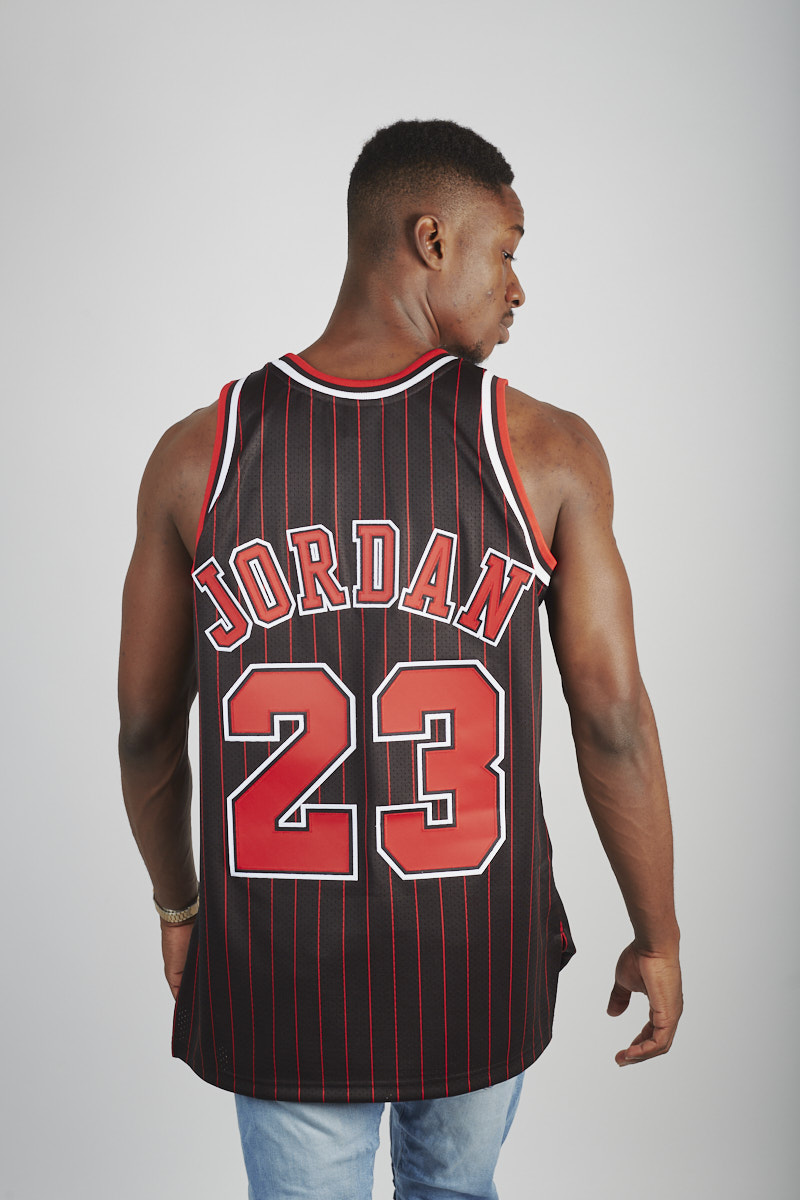 michael jordan striped jersey