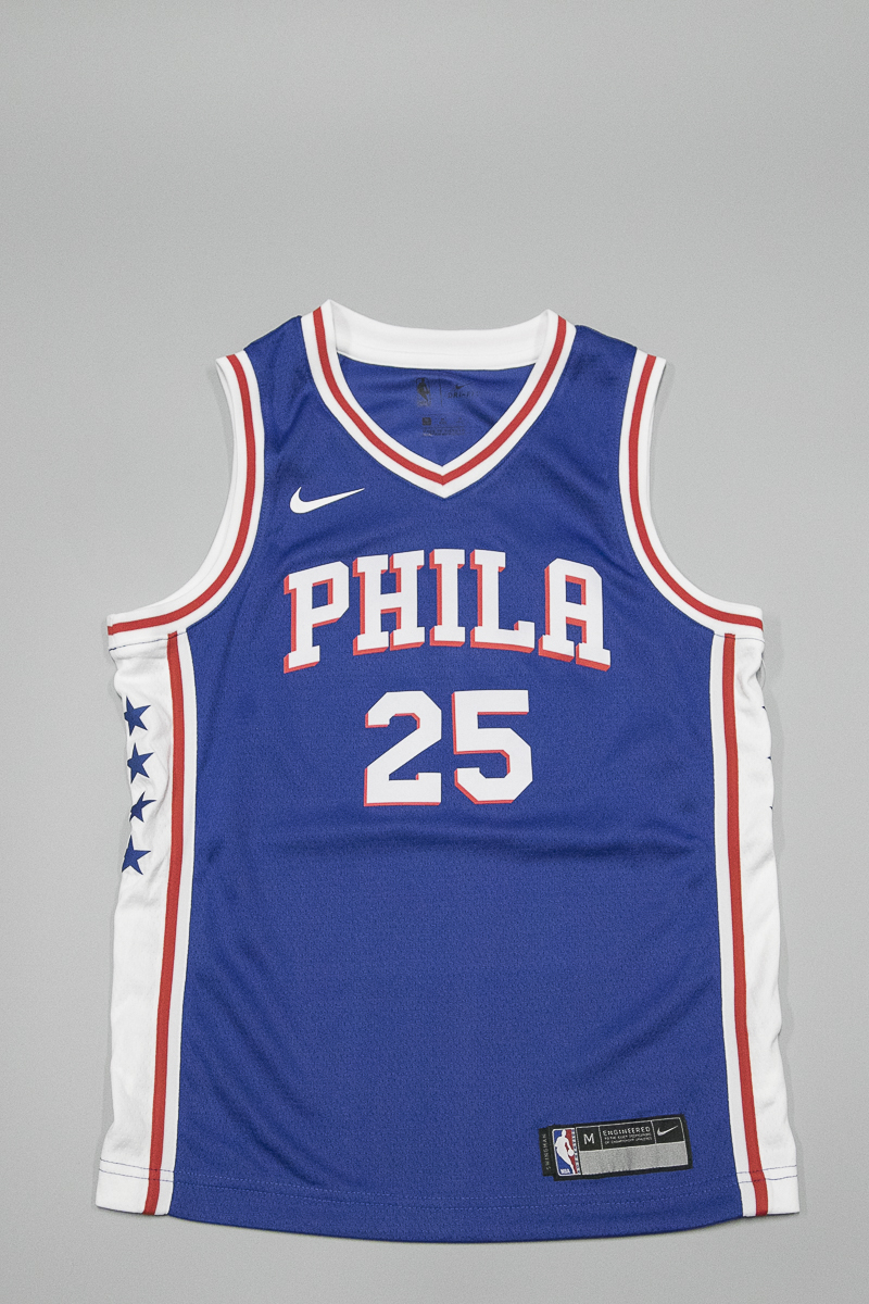 Nike swingman Jersey NBA Basketball Ben Simmons #25 Philadelphia