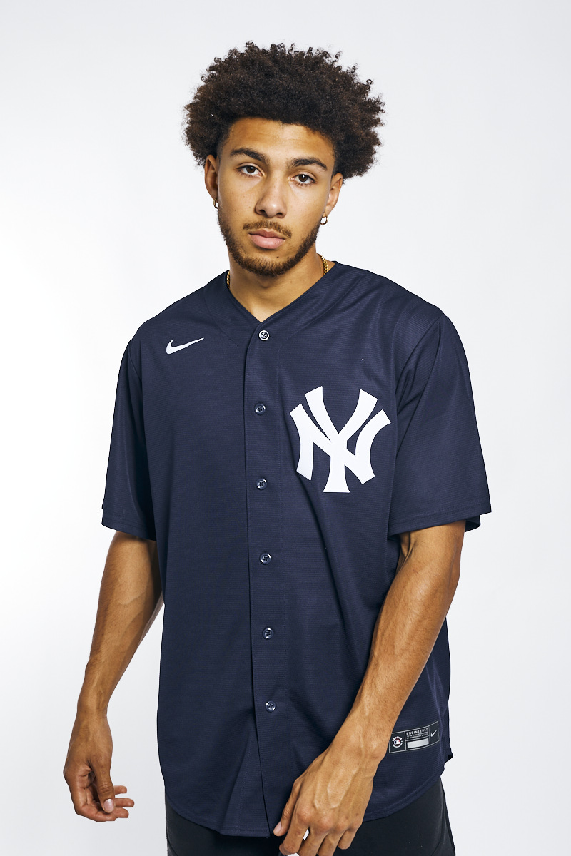 Tips mout Visser Yankees Official 2021 MLB Jersey in Navy | Stateside Sports