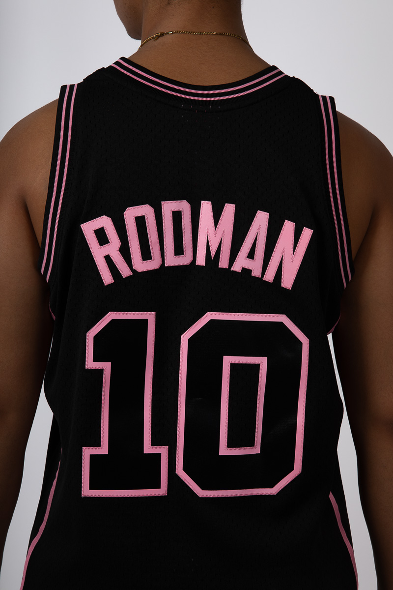 San Antonio SPURS DENNIS RODMAN レプリカジャージ Dennis Rodman San Antonio Spurs Glow in the Dark Hardwood