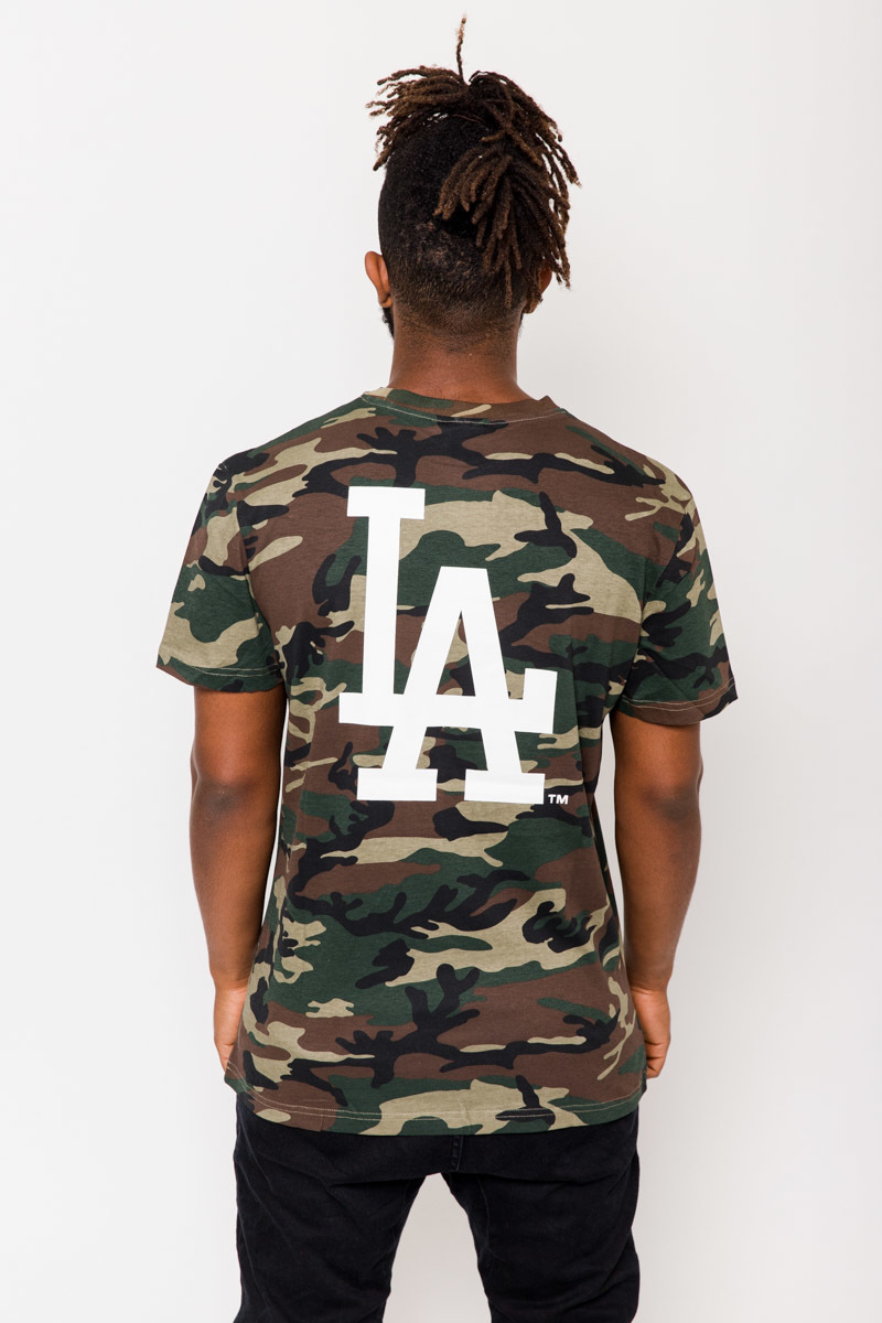 Majestic LA Dodgers Jeaner Tee (White) at ShoeGrab