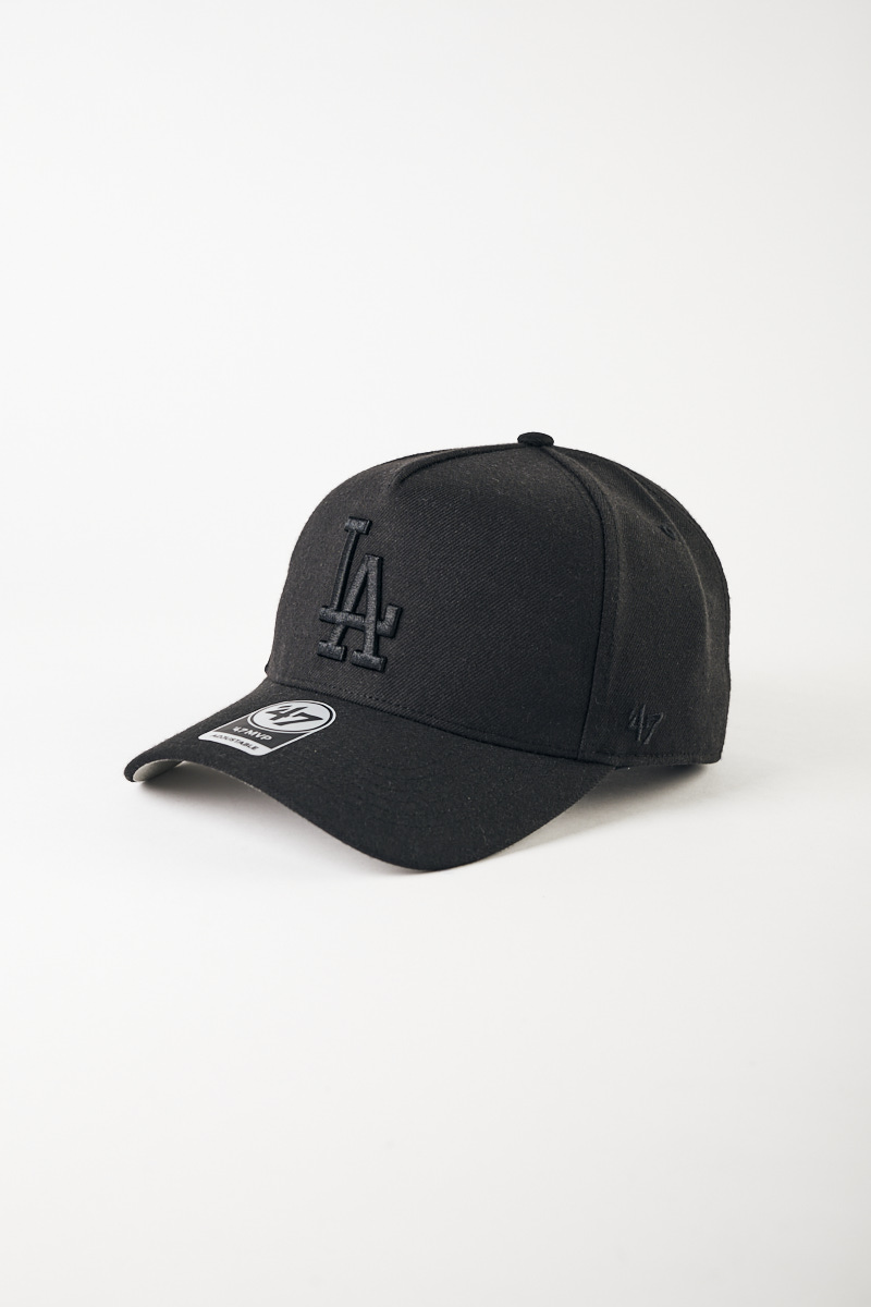 la dodgers black trucker hat