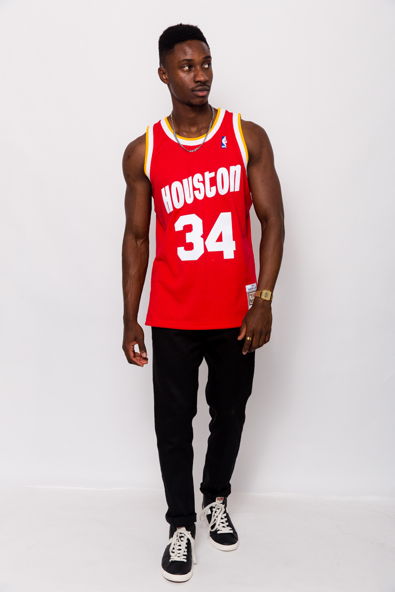 hakeem olajuwon swingman jersey