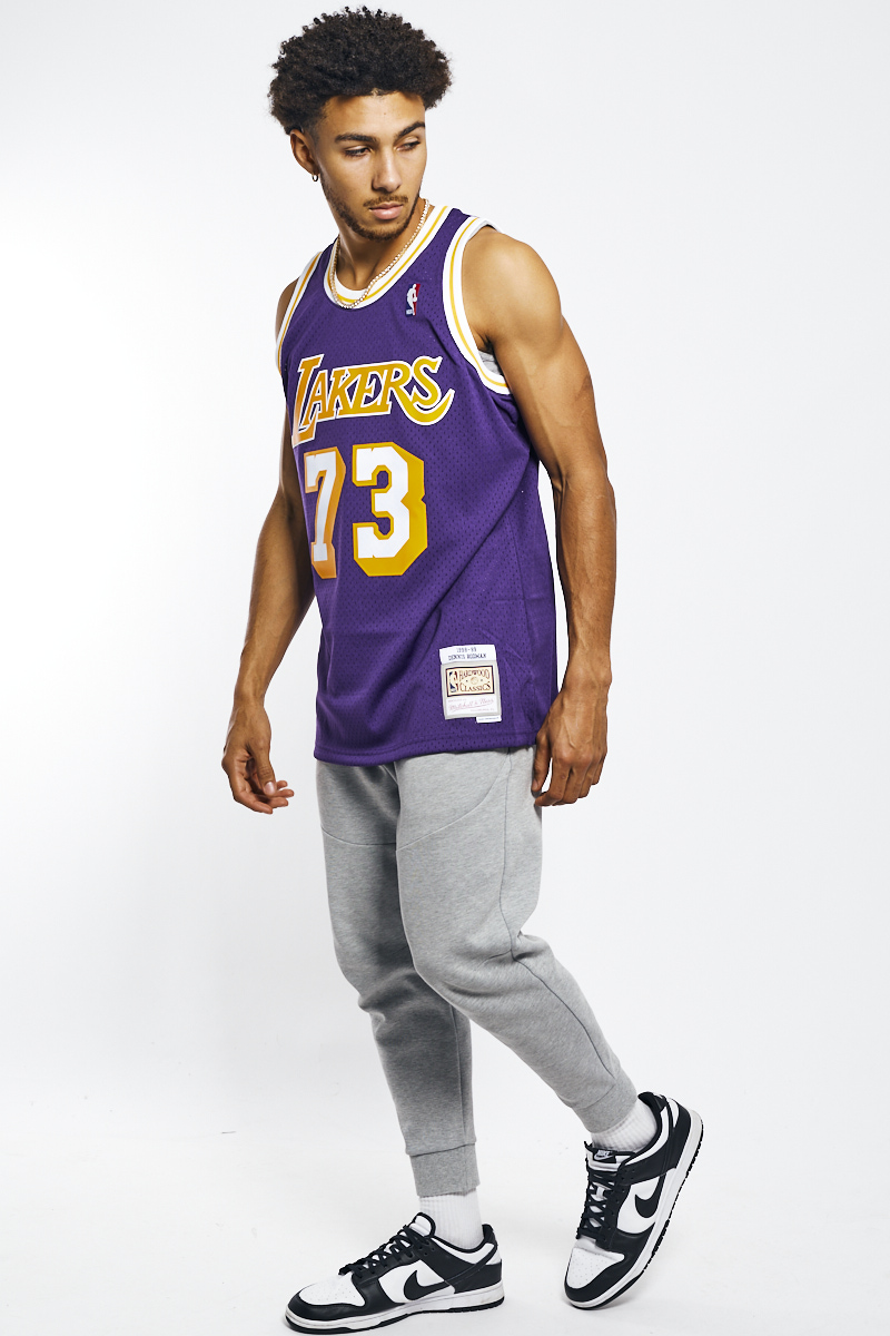 Dennis Rodman 98-99 L.A Lakers Swingman Jersey