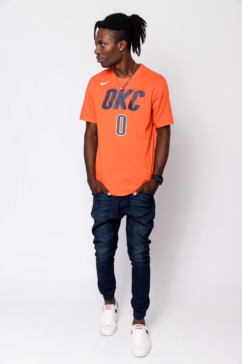 westbrook orange shirt