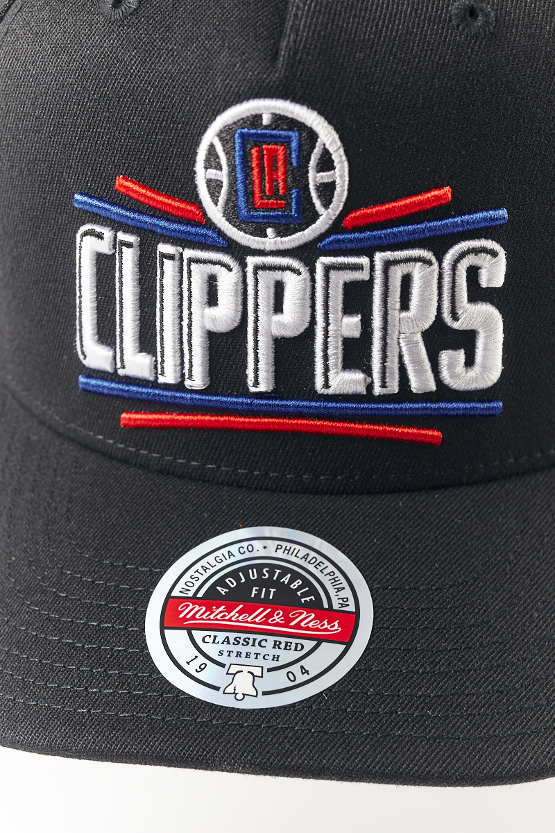 L.A Clippers Classic Red Team Logo Pinch Panel in Black | Stateside Sports