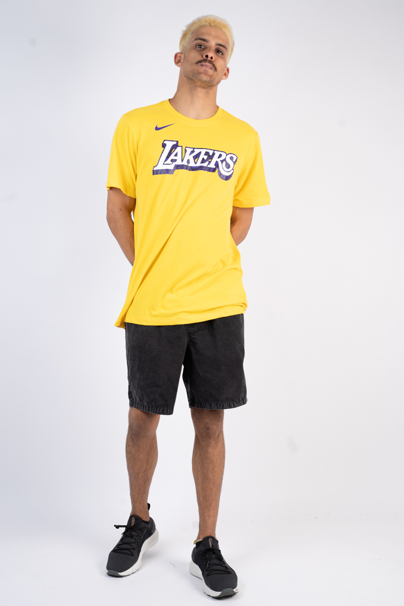 Nike LA Lakers Logo T-Shirt - Yellow