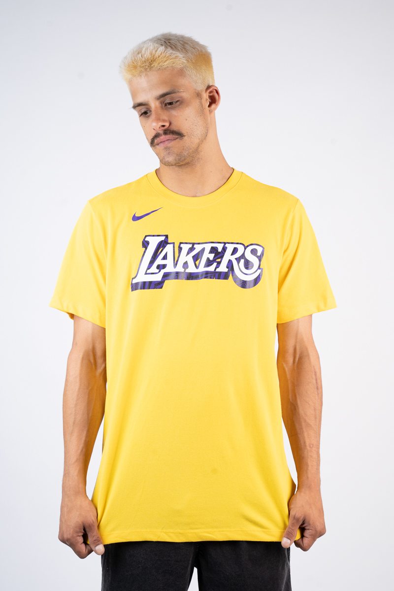 NBA 2019-20 City Edition Logo Dri-Fit T-shirt- Mens Yellow | Stateside ...
