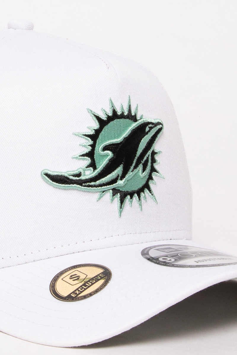 MITCHELL & NESS MIAMI DOLPHINS A-FRAME SNAPBACK - BLACK