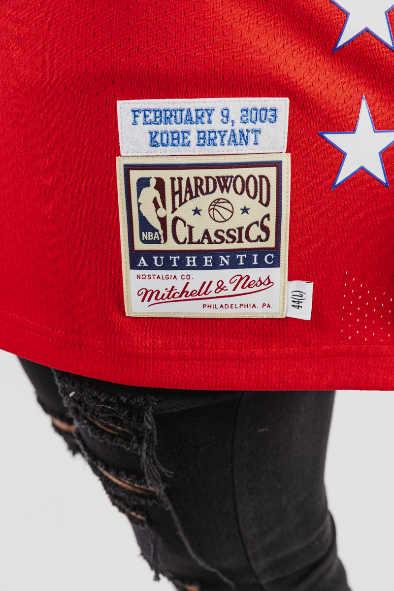 Kobe Bryant 2003 NBA All Star West Authentic Hardwood Classic