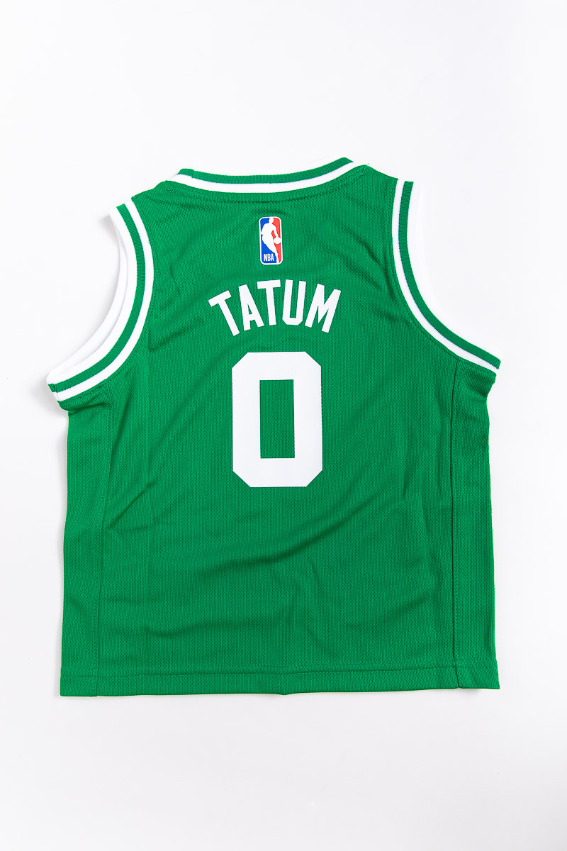 Nike Youth Boston Celtics Jayson Tatum #0 T-Shirt - Black - XL Each