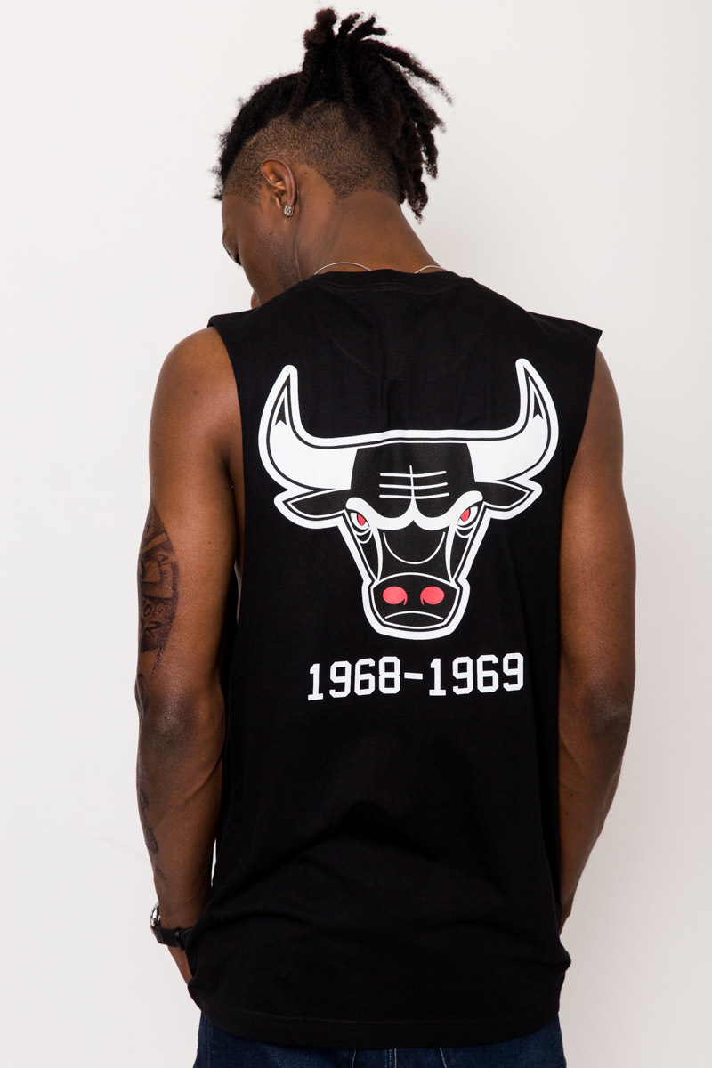 Chicago Bulls Retro Repeat Muscle Tee Mens Black Stateside Sports Images, Photos, Reviews