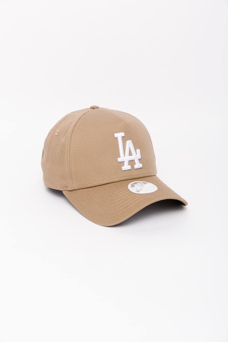 LOS ANGELES DODGERS NEW ERA 9FORTY A-FRAME SNAPBACK- WOMENS TAN ...