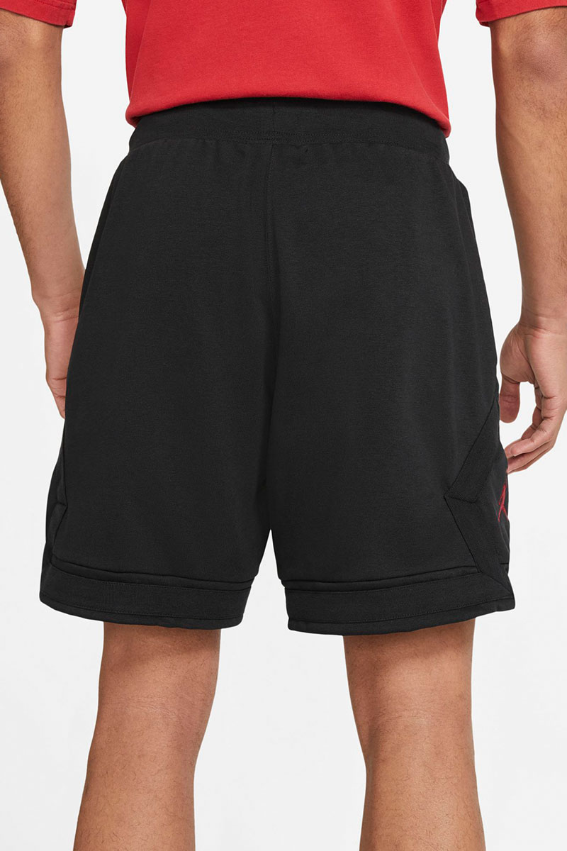 Jordan Jumpman Diamond Fleece Short in Black | Stateside Sports