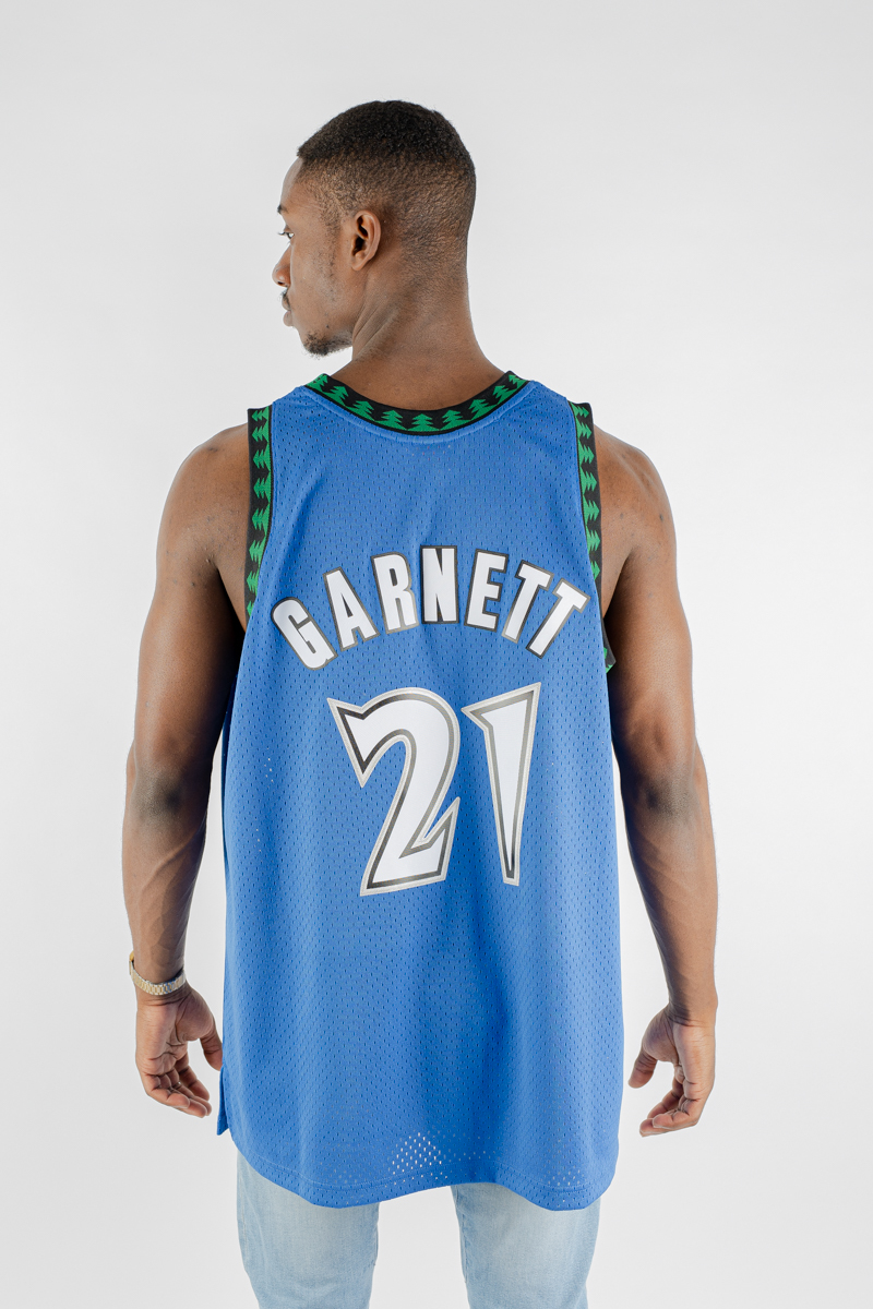 Vintage Minnesota Timberwolves Kevin Garnett #21 Majestic Jersey Fits XL