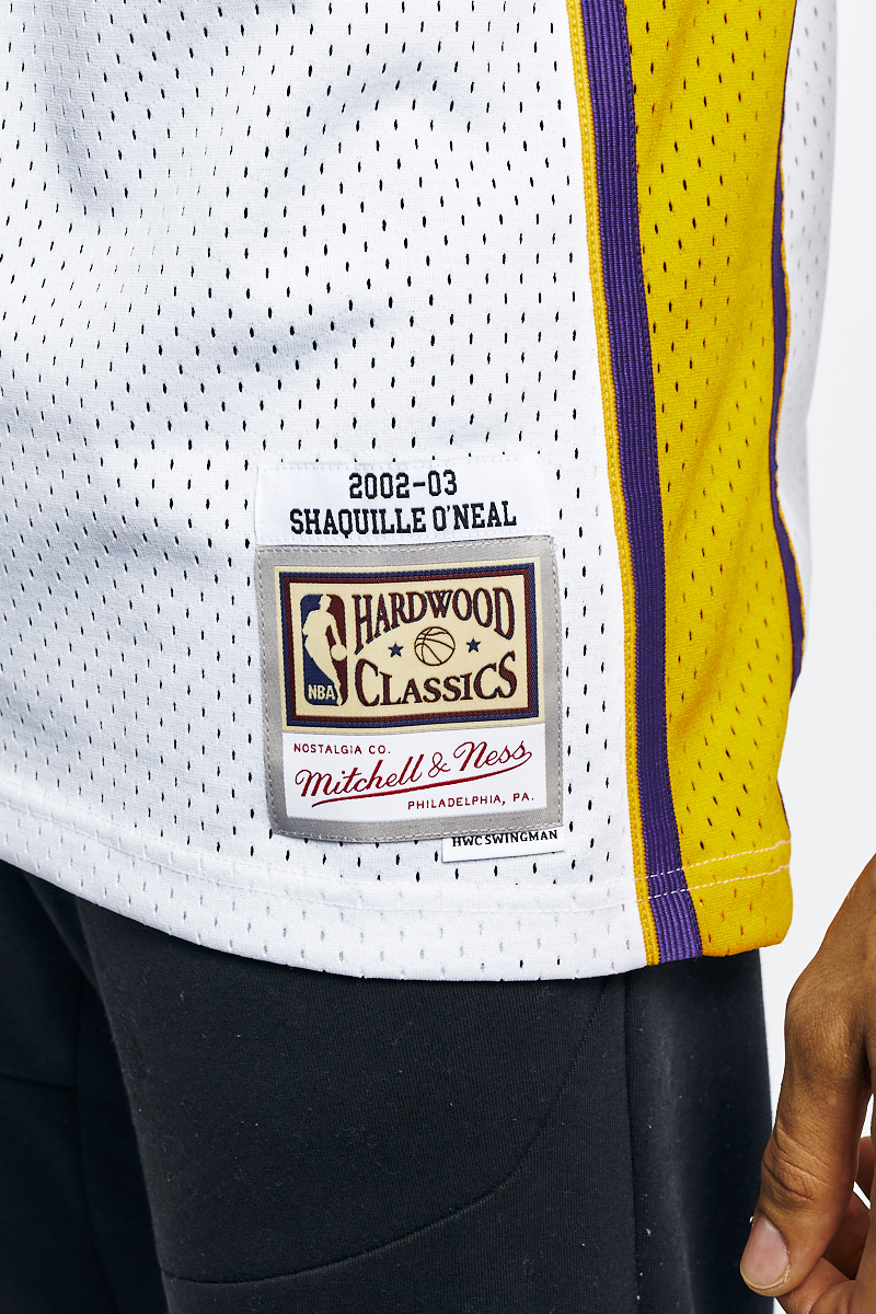 NBA ALTERNATE JERSEY LAKERS 2002 SHAQUILLE O'NEAL 'WHITE