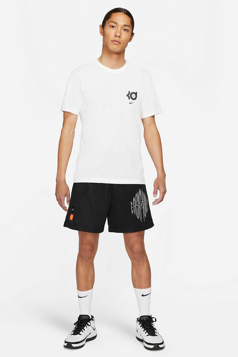 KD Dry Short Sleeve Logo Tee in White | Stateside Sports