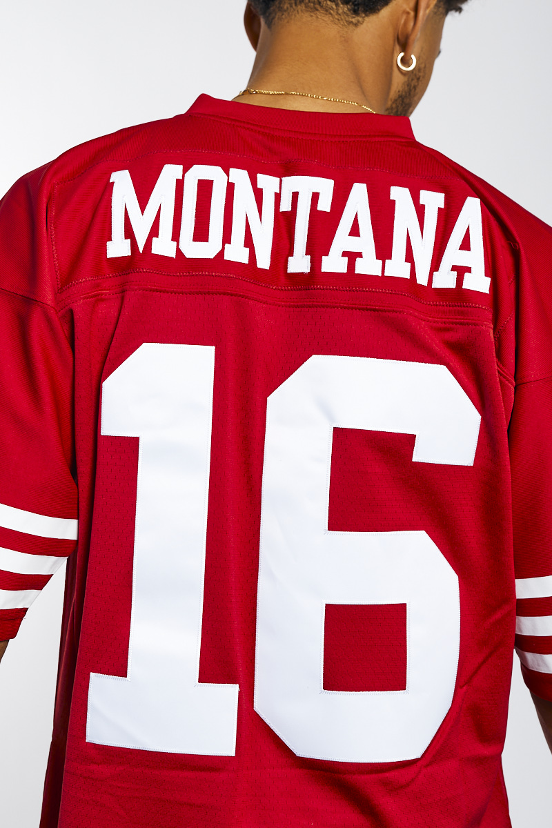 Lids Joe Montana San Francisco 49ers Mitchell & Ness Big Tall Split Legacy  Retired Player Replica Jersey - Scarlet/Gold