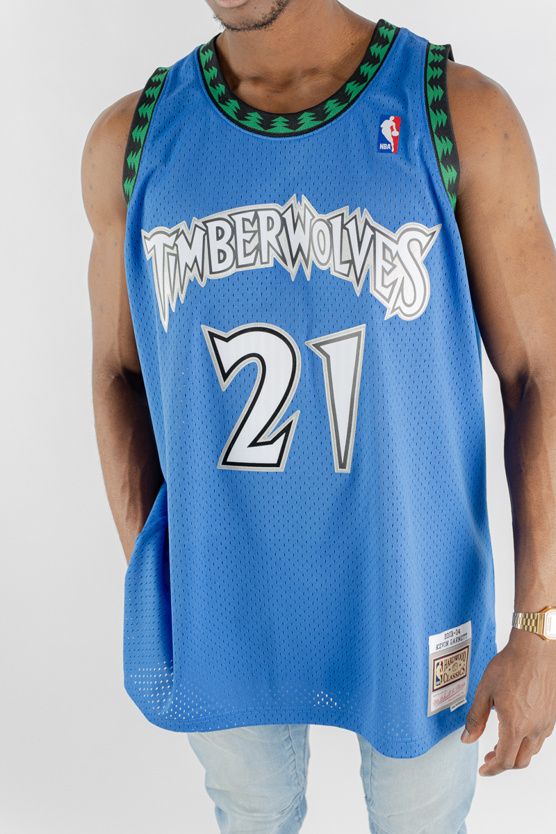 Vintage Minnesota Timberwolves Kevin Garnett #21 Majestic Jersey Fits XL