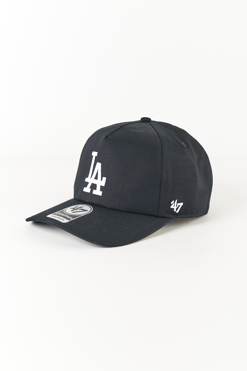 black dodgers snapback