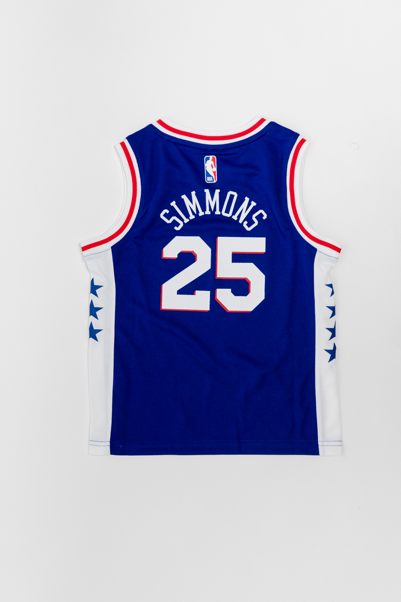 Ben Simmons Icon Replica NBA Jersey- Kids Blue | Stateside Sports