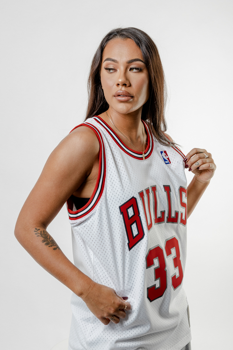 Vintage Scottie Pippen Chicago Bulls Pro Player T-Shirt Women size