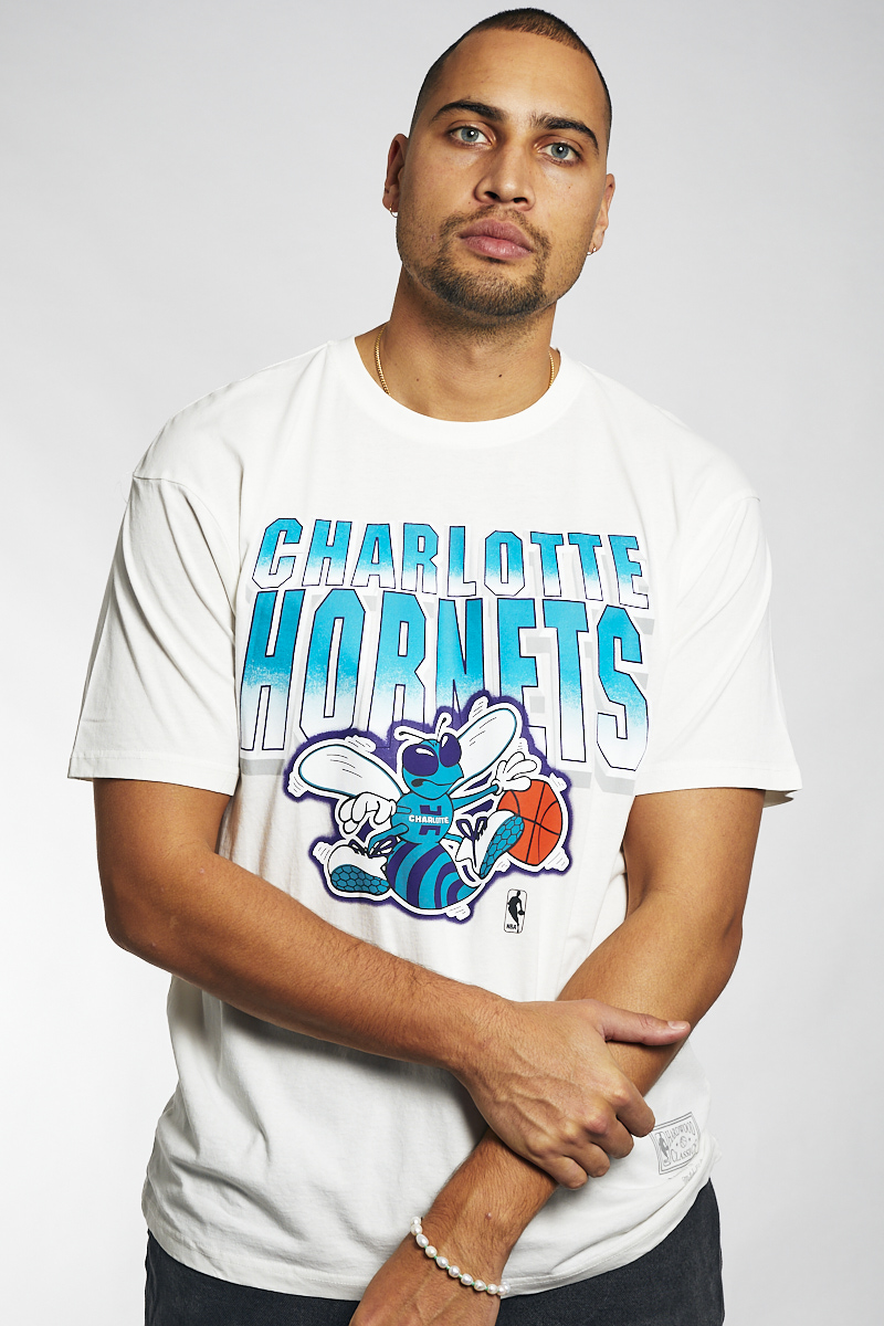 charlotte hornets vintage tee