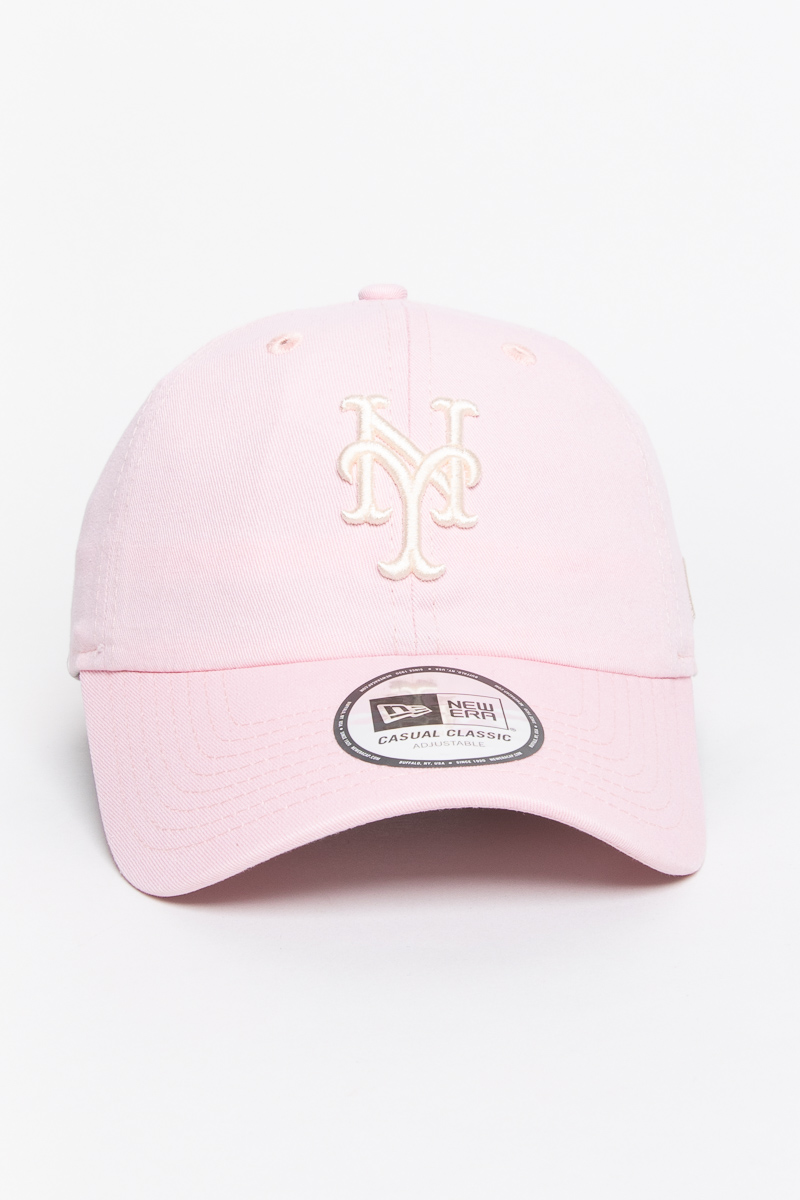 NEW ERA ★ Pink Gothic Script Casual Classic Mets NY LA New York Mets Pink Gothic Script Casual Classic Cap
