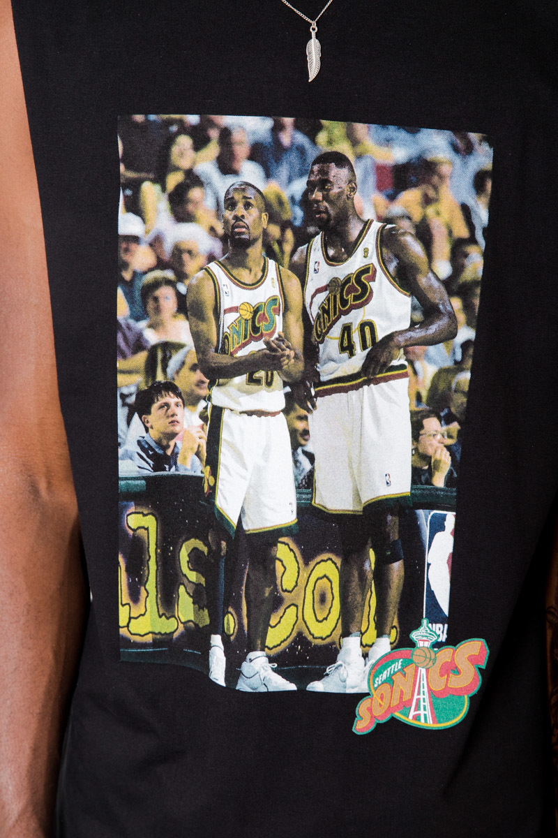 GARY PAYTON AND SHAWN KEMP SEATTLE SUPERSONICS 1996 NBA FULL COLOUR
